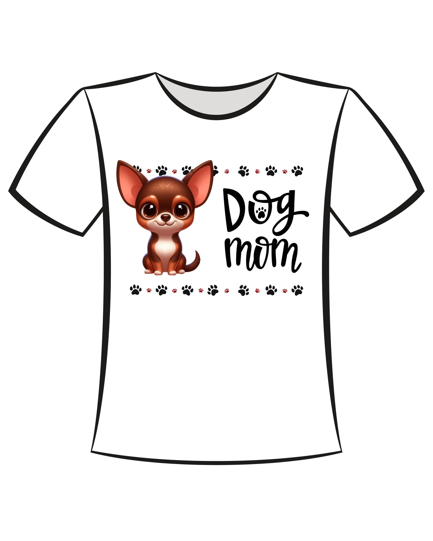 T-shirt Dog Mom