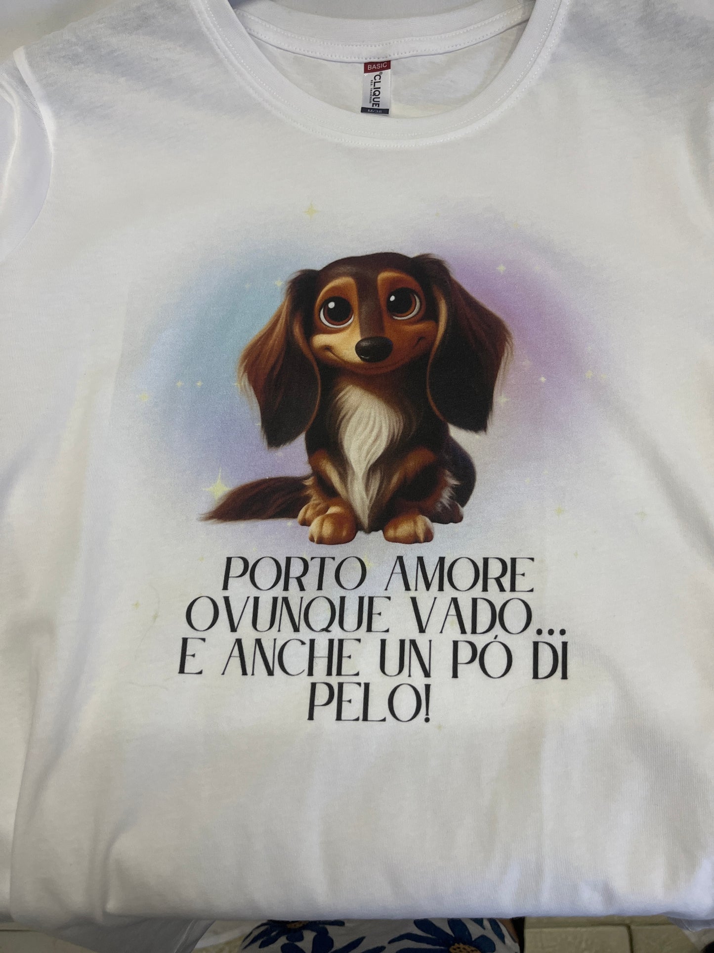 T-Shirt Donna 100% Cotone – Amore a Quattro Zampe 🐾