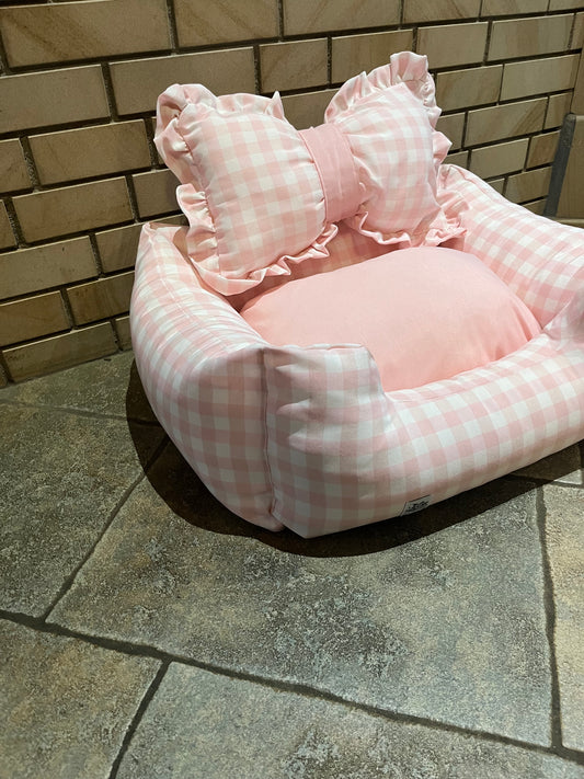 Cuccia Vichy Rosa Baby e Azzurra