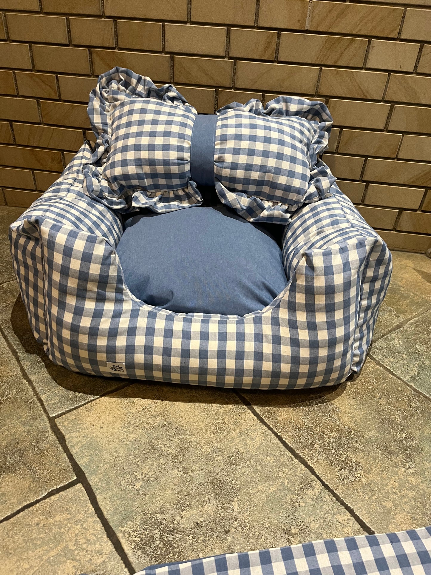 Cuccia Vichy Rosa Baby e Azzurra