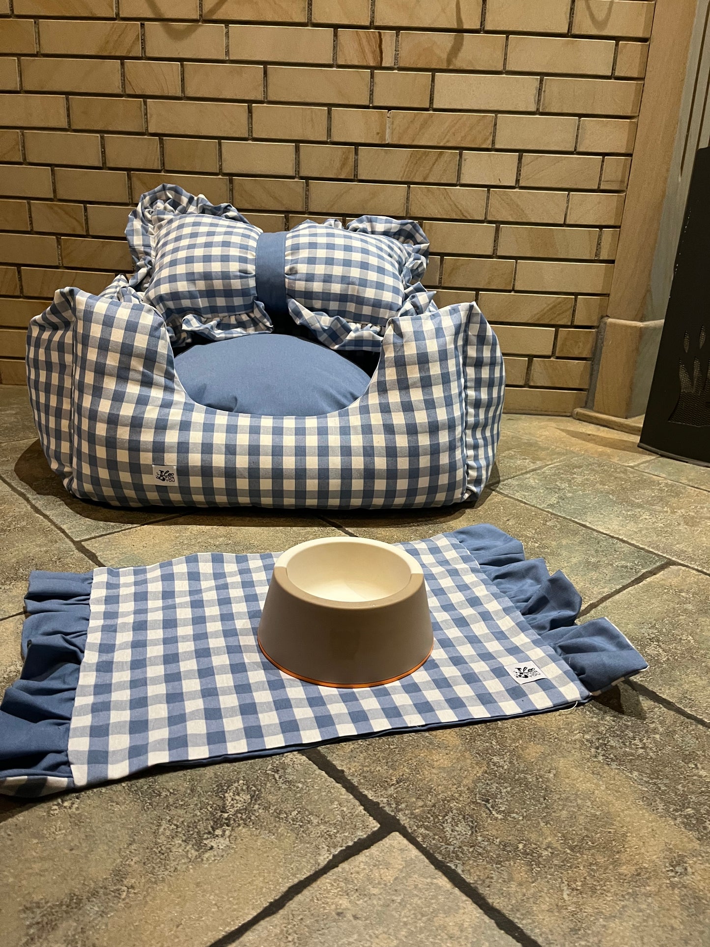 Cuccia Vichy Rosa Baby e Azzurra