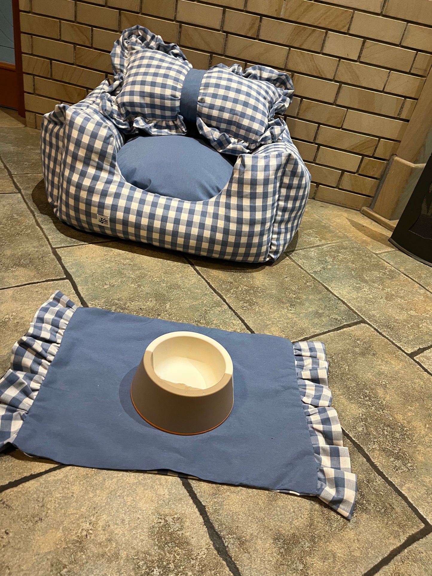 Cuccia Vichy Rosa Baby e Azzurra
