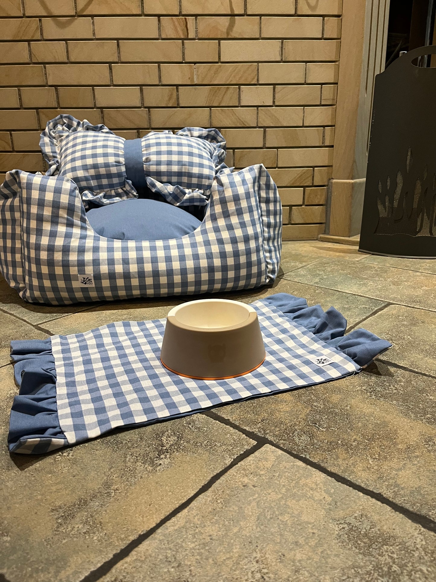 Cuccia Vichy Rosa Baby e Azzurra