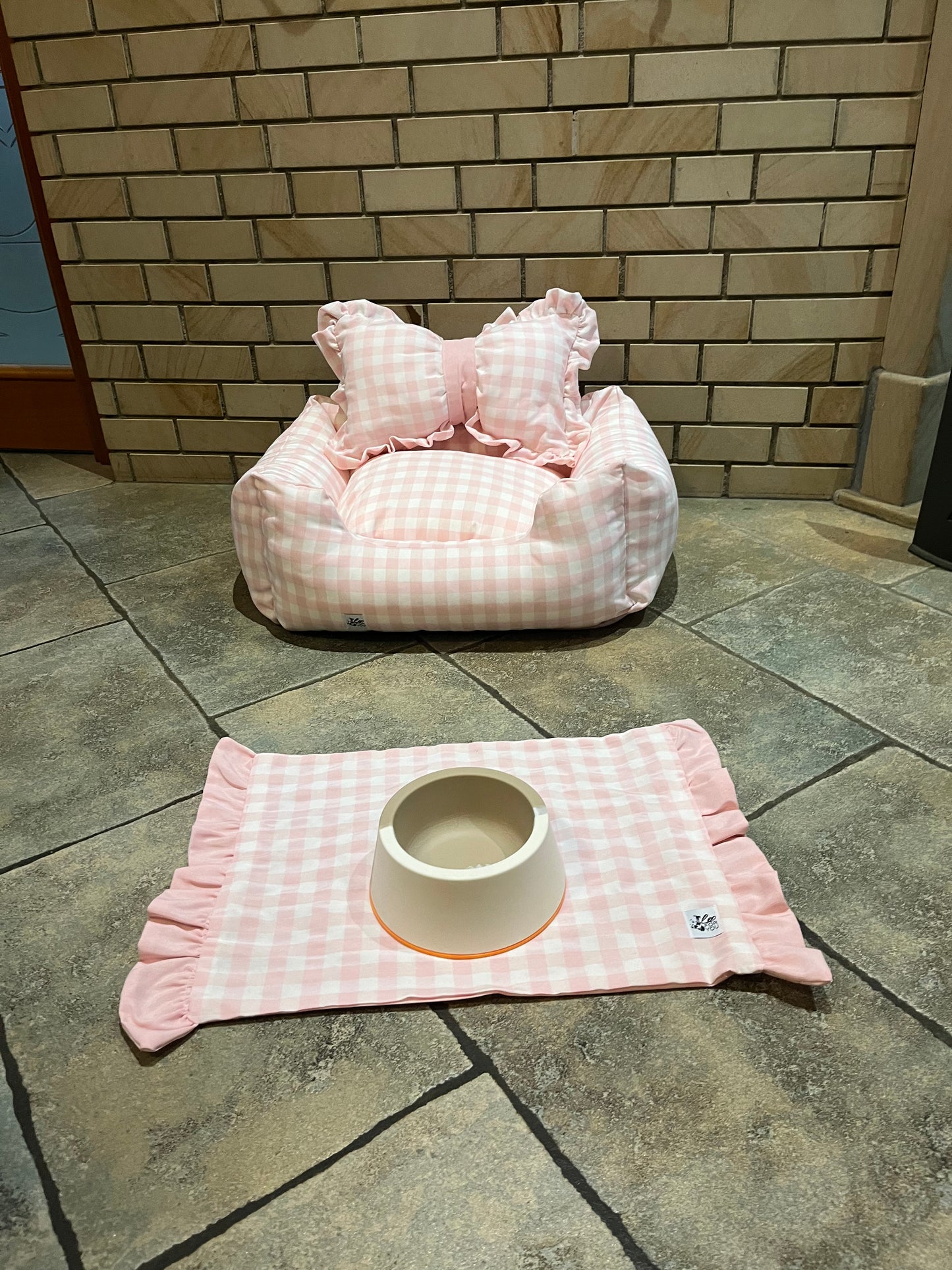 Cuccia Vichy Rosa Baby e Azzurra