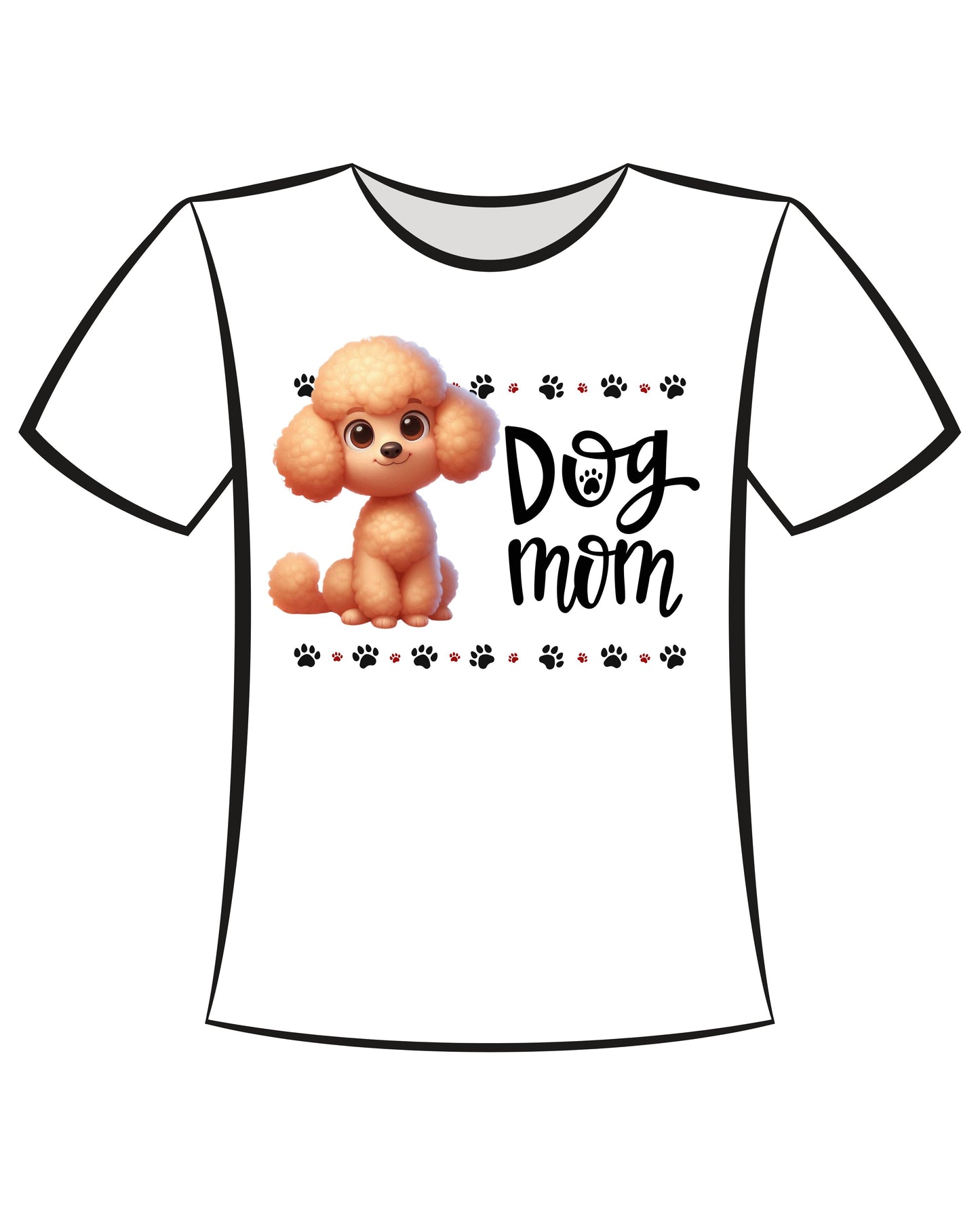 T-shirt Dog Mom