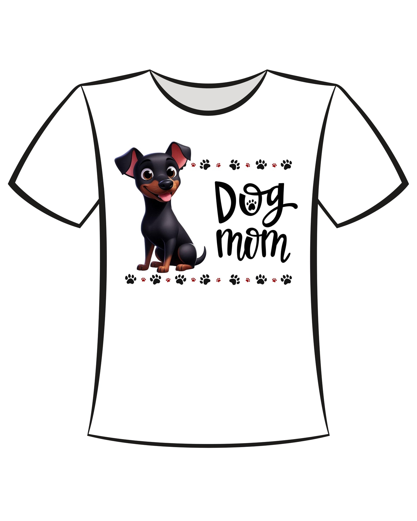T-shirt Dog Mom