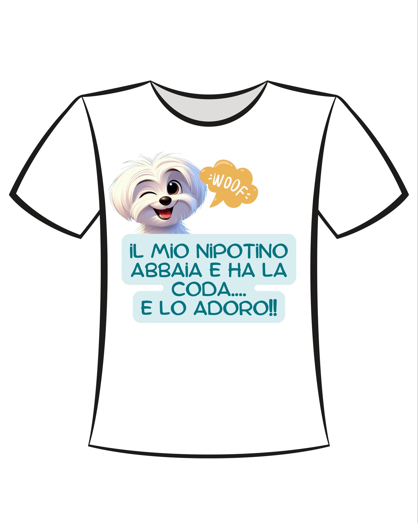 T-shirt per le Nonne Dog