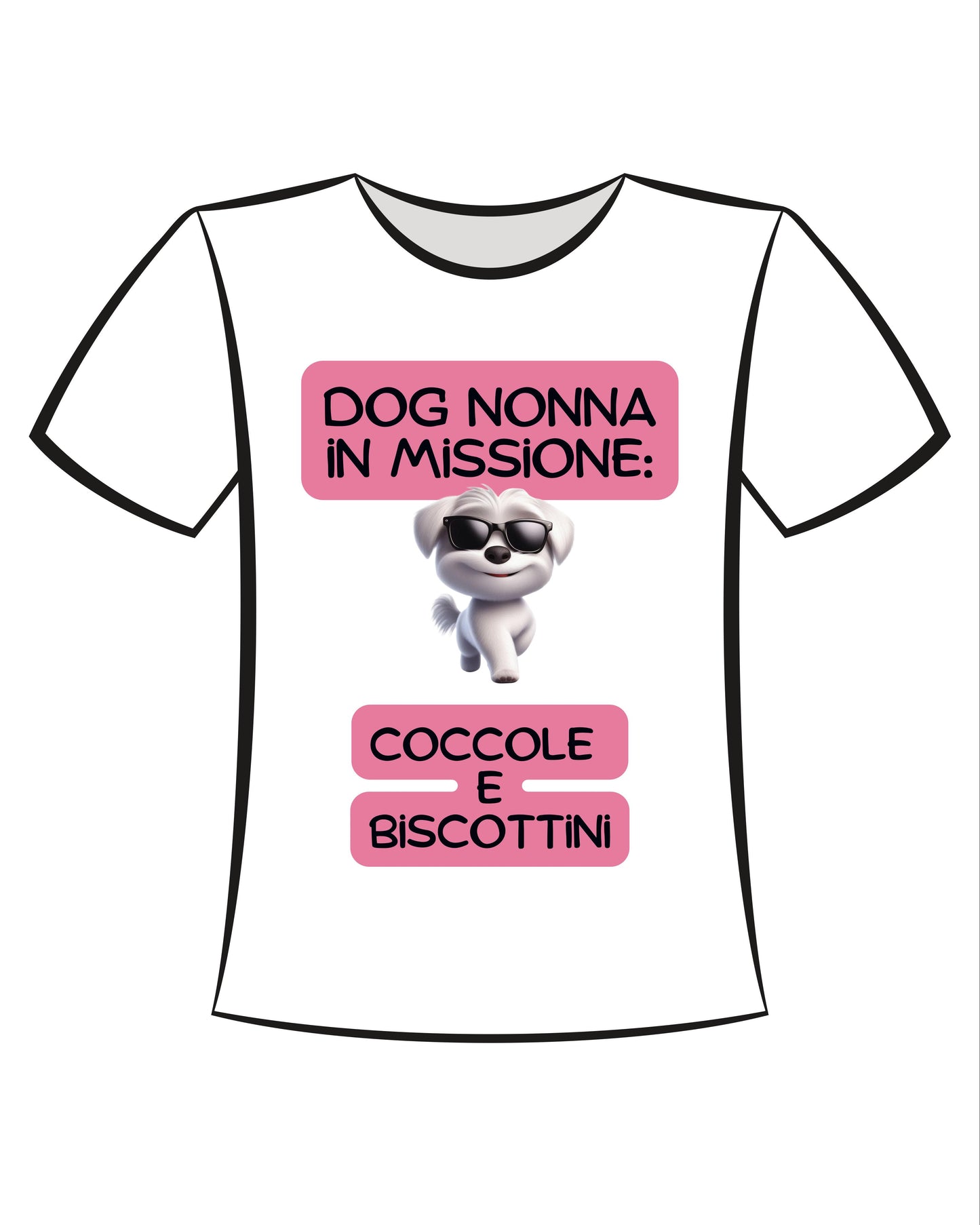 T-shirt per le Nonne Dog