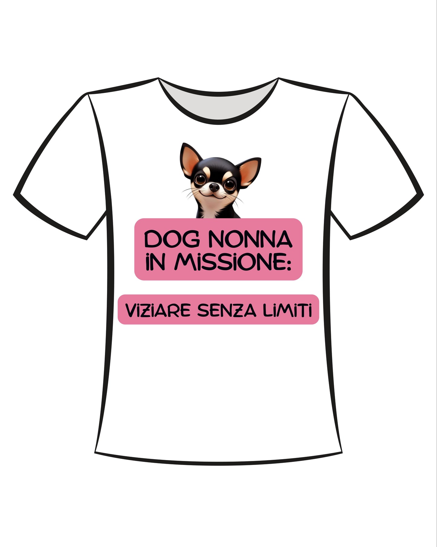 T-shirt per le Nonne Dog