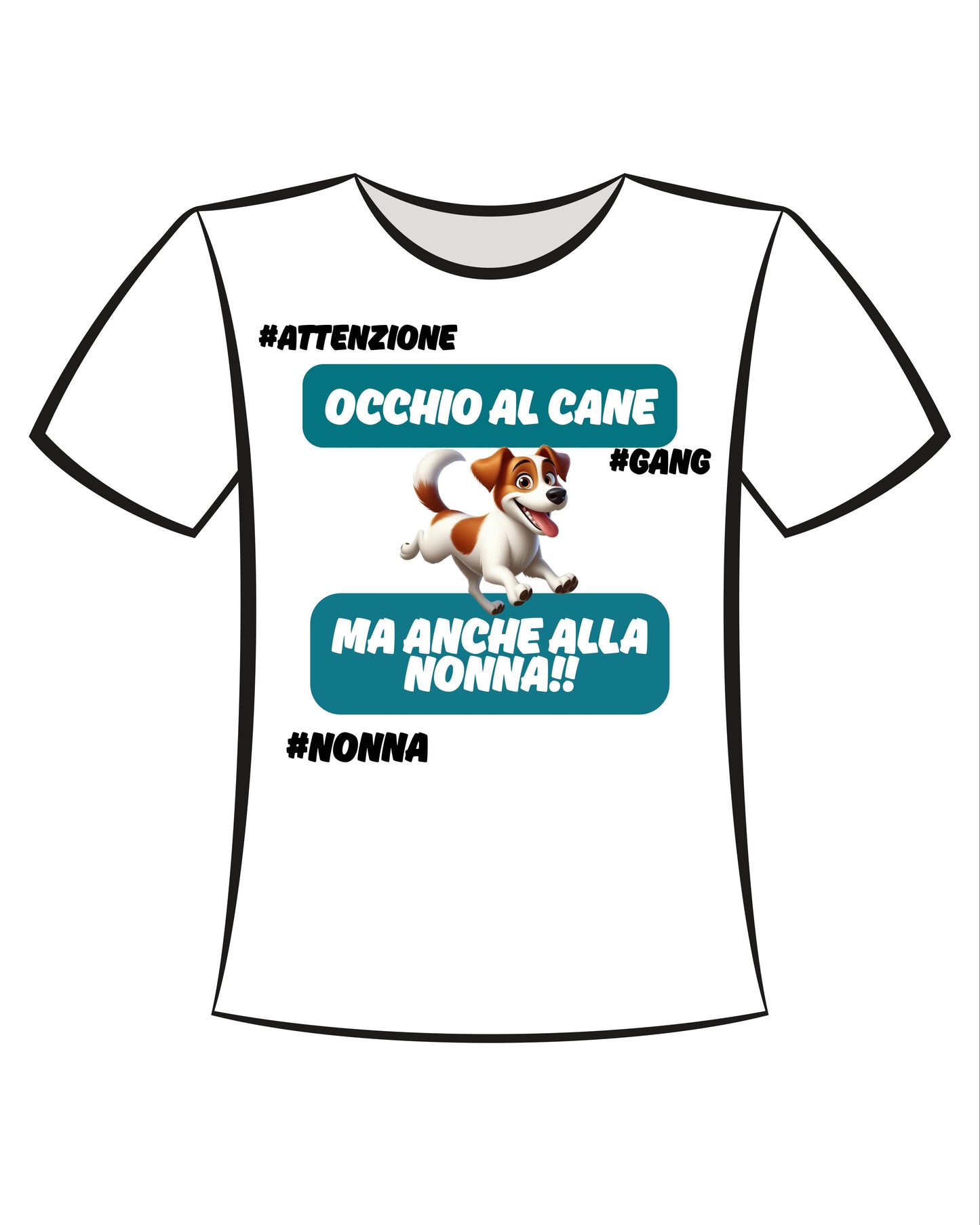 T-shirt per le Nonne Dog