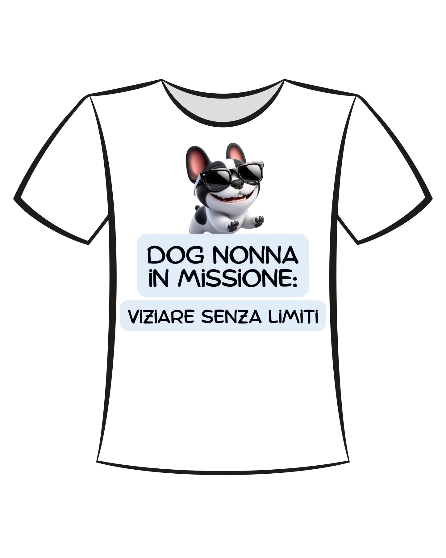 T-shirt per le Nonne Dog