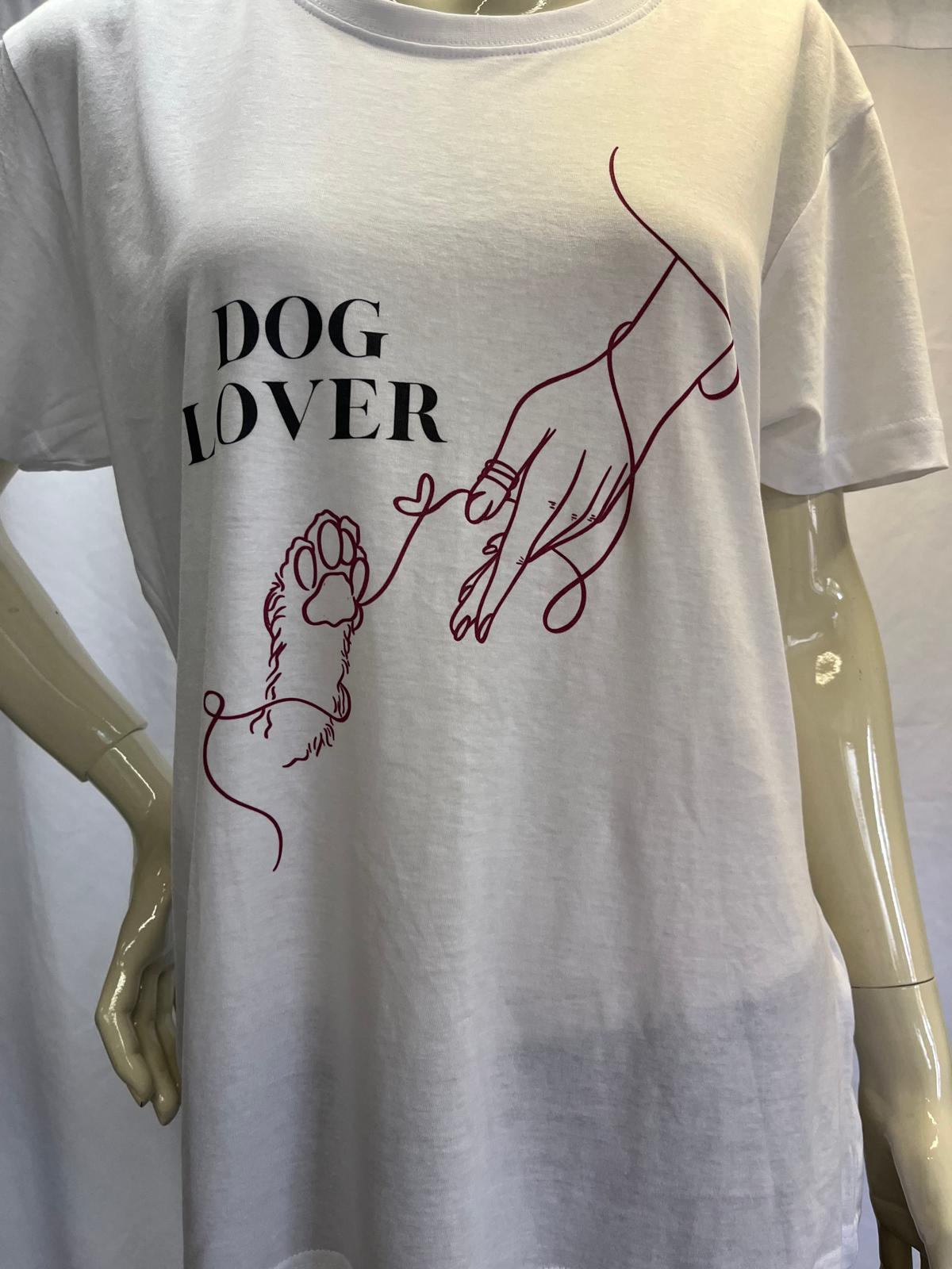 T-Shirt Donna 100% Cotone – Amore a Quattro Zampe 🐾