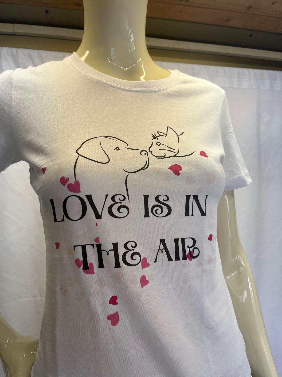 T-Shirt Donna 100% Cotone – Amore a Quattro Zampe 🐾