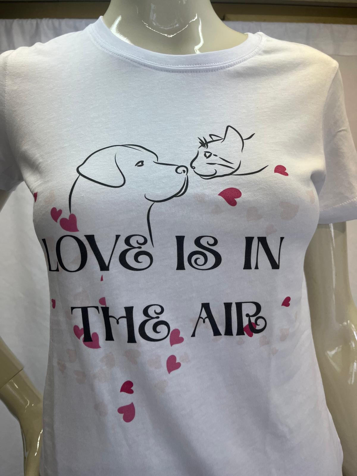 T-Shirt Donna 100% Cotone – Amore a Quattro Zampe 🐾