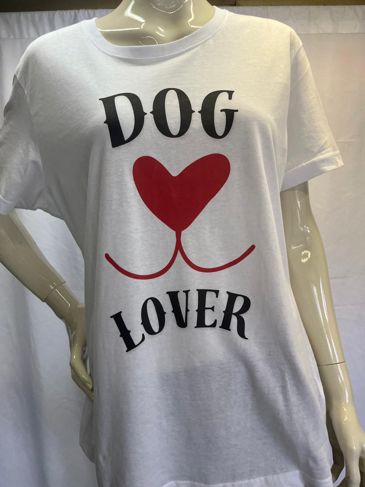 T-Shirt Donna 100% Cotone – Amore a Quattro Zampe 🐾