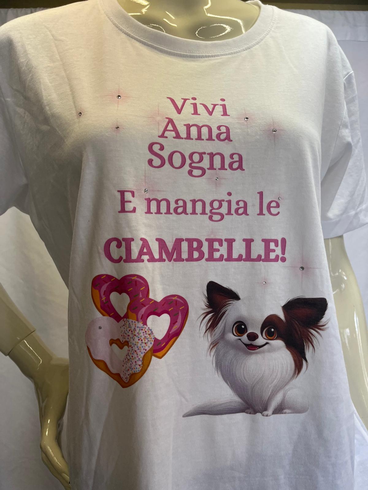 T-Shirt Donna 100% Cotone – Amore a Quattro Zampe 🐾