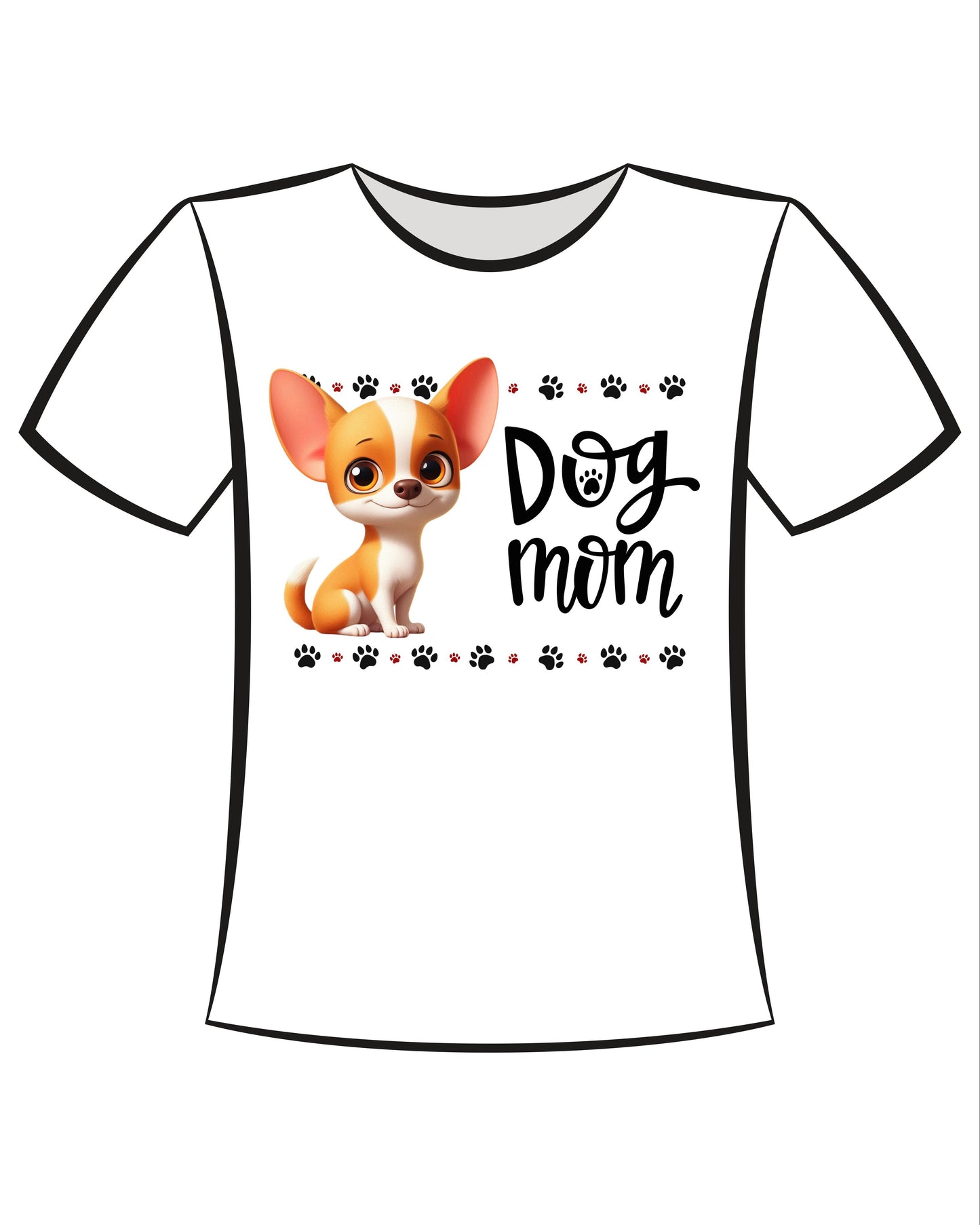 T-shirt Dog Mom