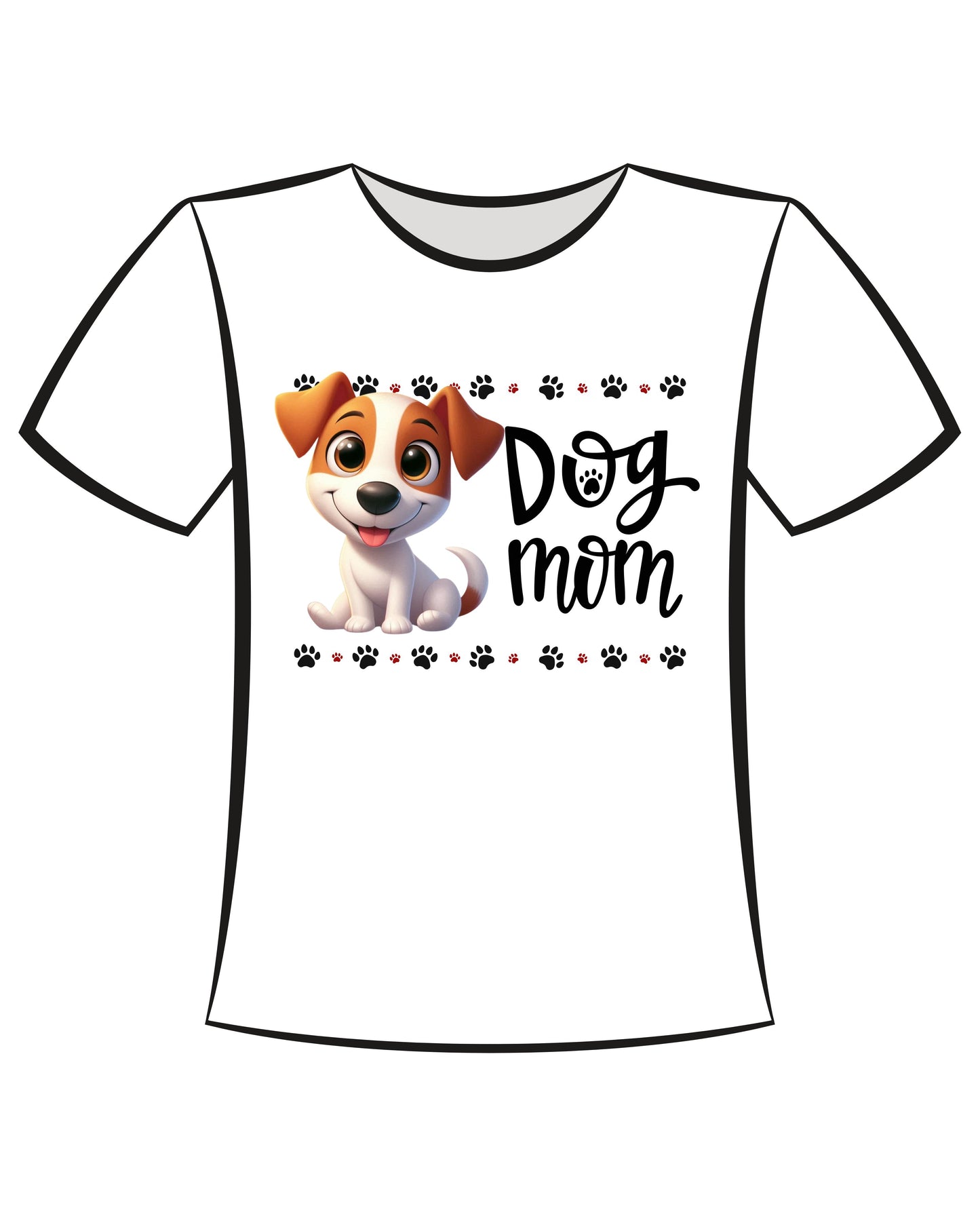 T-shirt Dog Mom