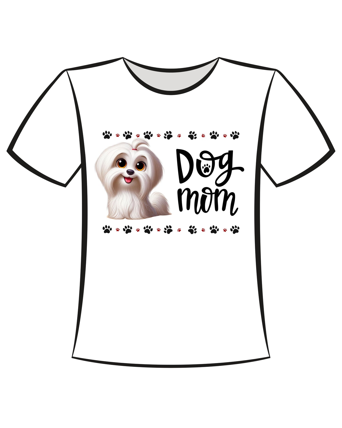 T-shirt Dog Mom