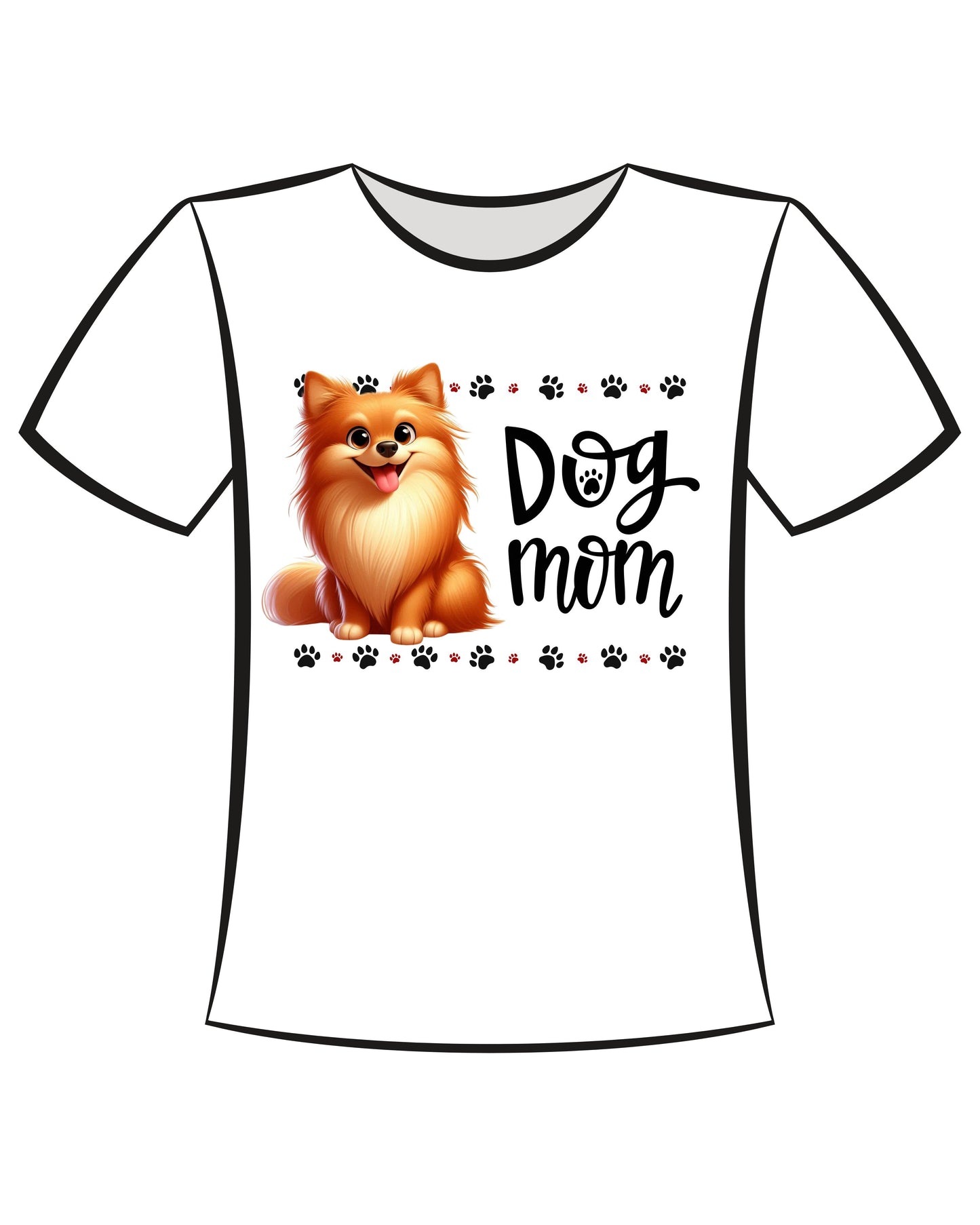 T-shirt Dog Mom