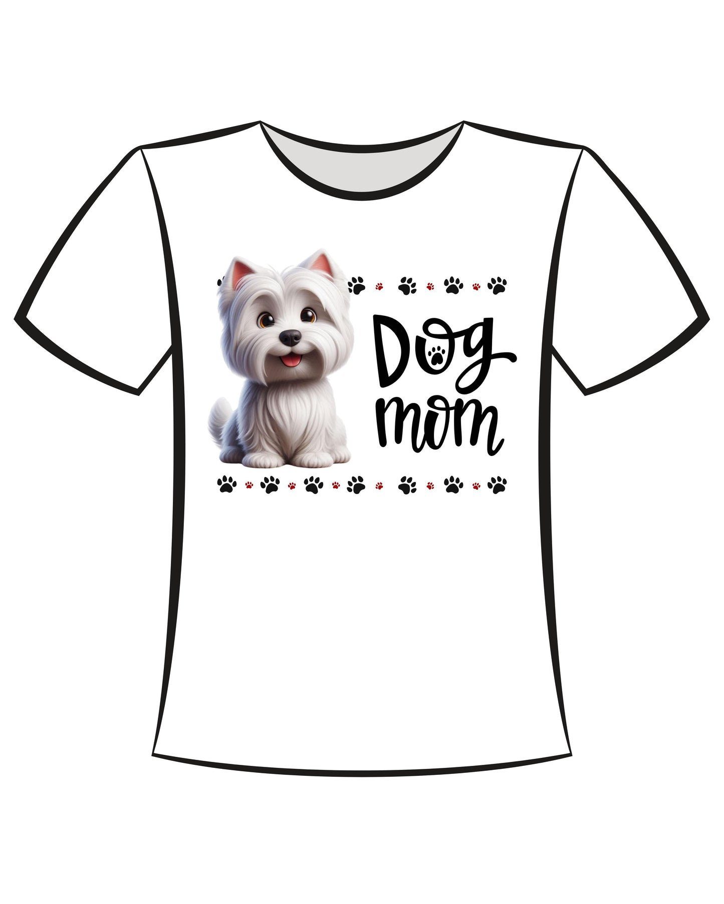 T-shirt Dog Mom