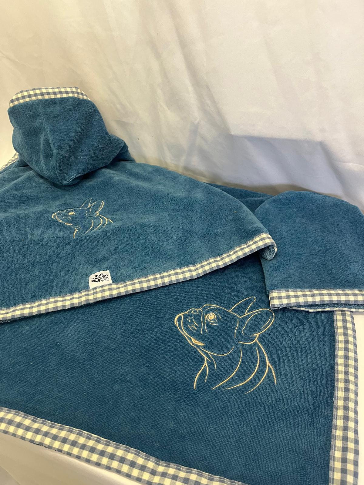 Set Coccole in Spugna di Bamboo per Bulldog