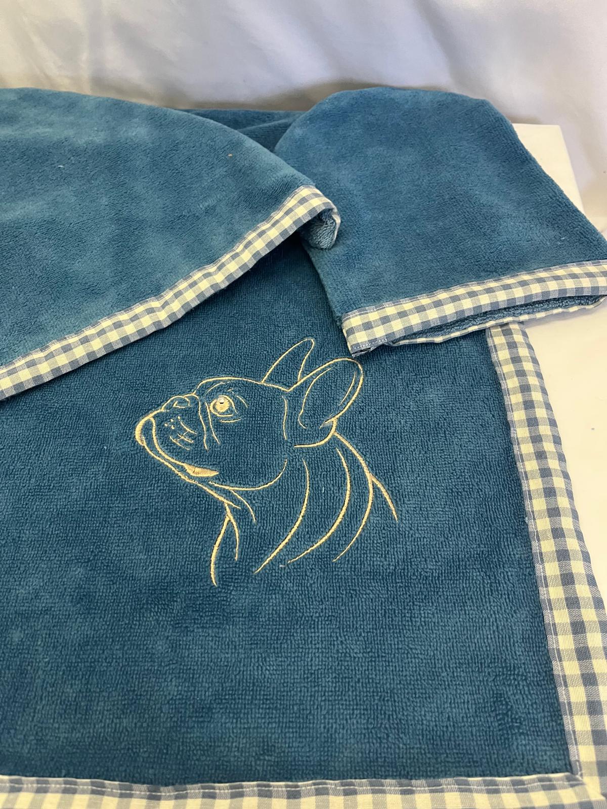 Set Coccole in Spugna di Bamboo per Bulldog