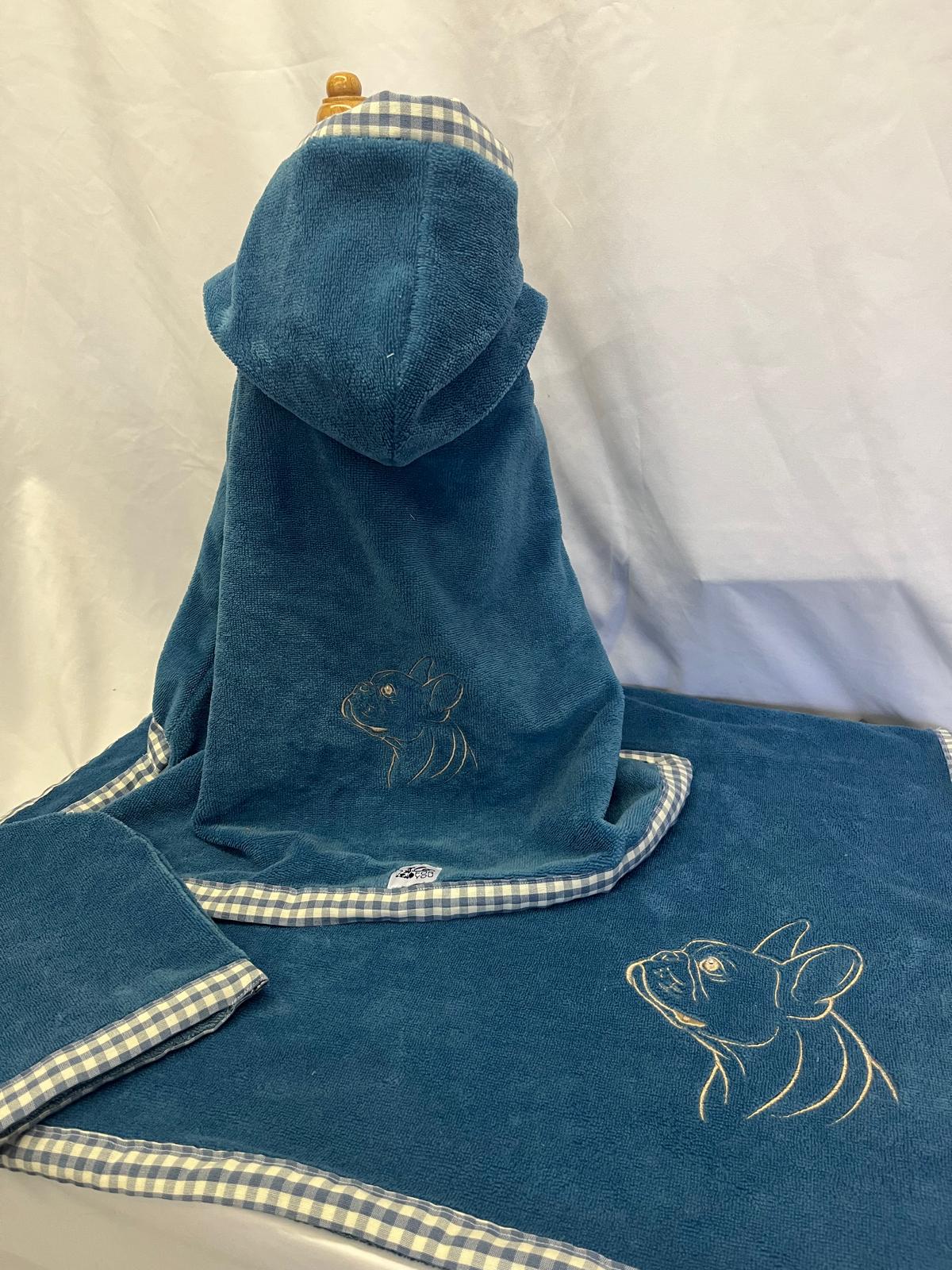 Set Coccole in Spugna di Bamboo per Bulldog