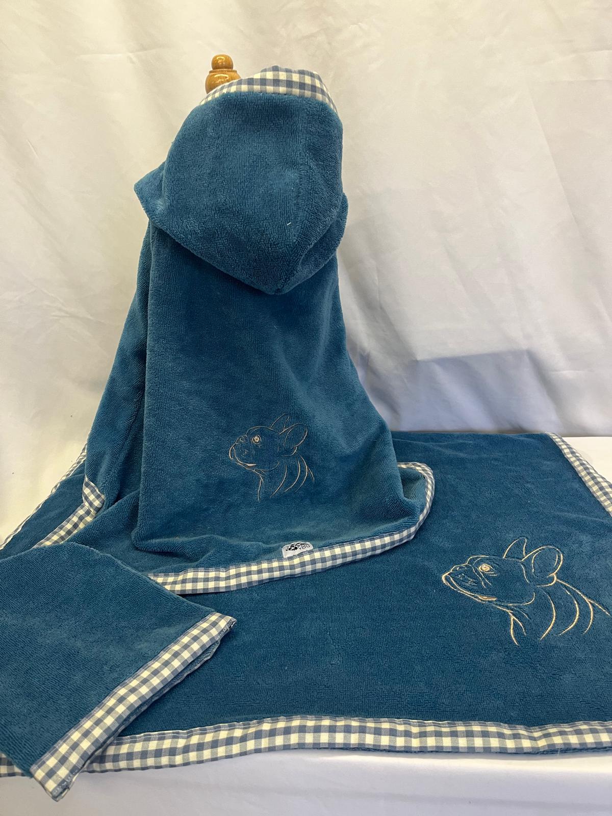 Set Coccole in Spugna di Bamboo per Bulldog