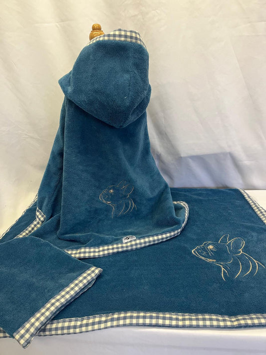 Set Coccole in Spugna di Bamboo per Bulldog